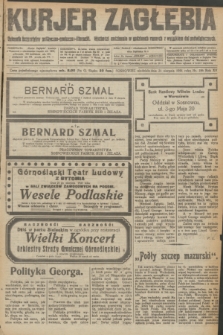Kurjer Zagłębia : dziennik bezpartyjny polityczno-społeczno-literacki. R.15 [i.e.16], nr 186 (21 sierpnia 1921)