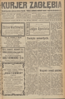 Kurjer Zagłębia : dziennik bezpartyjny polityczno-społeczno-literacki. R.15 [i.e.16], nr 246 (1 listopada 1921)