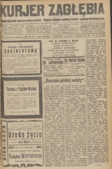 Kurjer Zagłębia : dziennik bezpartyjny polityczno-społeczno-literacki. R.15 [i.e.16], nr 263 (22 listopada 1921)