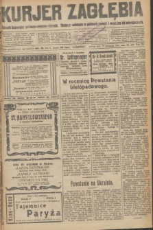 Kurjer Zagłębia : dziennik bezpartyjny polityczno-społeczno-literacki. R.15 [i.e.16], nr 269 (29 listopada 1921)