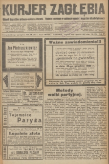 Kurjer Zagłębia : dziennik bezpartyjny polityczno-społeczno-literacki. R.15 [i.e.16], nr 274 (4 grudnia 1921)