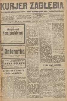 Kurjer Zagłębia : dziennik bezpartyjny polityczno-społeczno-literacki. R.15 [i.e.16], nr 281 (14 grudnia 1921)