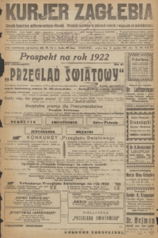 Kurjer Zagłębia : dziennik bezpartyjny polityczno-społeczno-literacki. R.15 [i.e.16], nr 290 (24 grudnia 1921)