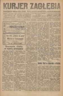 Kurjer Zagłębia : dziennik bezpartyjny polityczno-społeczno-literacki. R.16 [!], nr 39 (17 lutego 1922)