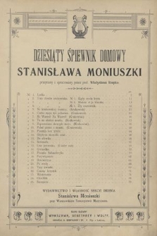 Dziesiąty śpiewnik domowy Stanisława Moniuszki