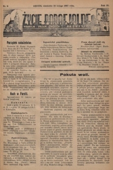 Życie Parafjalne : parafja Przen. Trójcy w Będzinie. 1937, nr 9