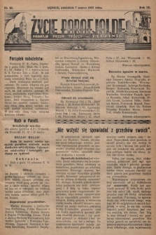 Życie Parafjalne : parafja Przen. Trójcy w Będzinie. 1937, nr 10