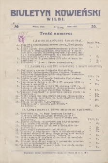 Biuletyn Kowieński Wilbi. 1926, № 35 (5 lipca)