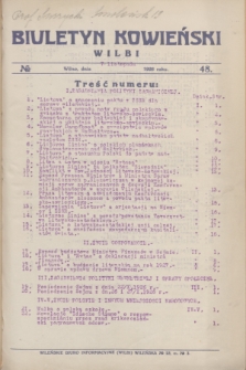 Biuletyn Kowieński Wilbi. 1926, № 48 (7 listopada)