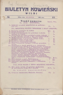 Biuletyn Kowieński Wilbi. 1926, № 53 (24 grudnia)