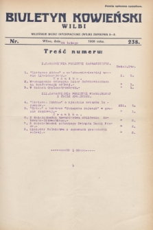 Biuletyn Kowieński Wilbi. 1930, nr 238 (24 lutego)
