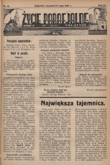 Życie Parafjalne : parafja Przen. Trójcy w Będzinie. 1937, nr 21