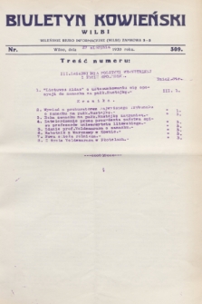 Biuletyn Kowieński Wilbi. 1930, nr 309 (27 sierpnia)