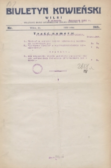 Biuletyn Kowieński Wilbi. 1931, nr 365 (2 stycznia)