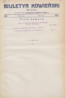Biuletyn Kowieński Wilbi. 1931, nr 366 (3 stycznia)
