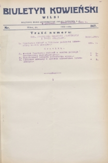 Biuletyn Kowieński Wilbi. 1931, nr 367 (5 stycznia)