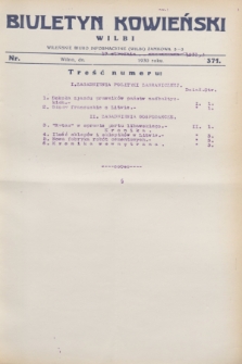 Biuletyn Kowieński Wilbi. 1931, nr 371 (17 stycznia)