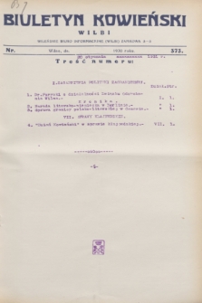 Biuletyn Kowieński Wilbi. 1931, nr 373 (20 stycznia)