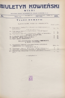 Biuletyn Kowieński Wilbi. 1931, nr 381 (4 lutego)