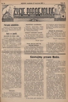 Życie Parafjalne : parafja Przen. Trójcy w Będzinie. 1937, nr 26