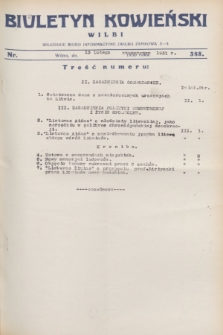 Biuletyn Kowieński Wilbi. 1931, nr 388 (13 lutego)