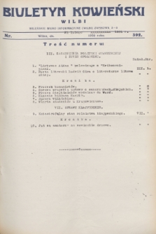Biuletyn Kowieński Wilbi. 1931, nr 392 (21 lutego)