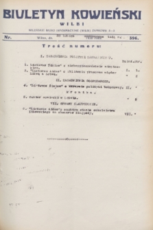 Biuletyn Kowieński Wilbi. 1931, nr 396 (28 lutego)