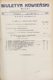 Biuletyn Kowieński Wilbi. 1931, nr 401 (7 marca)