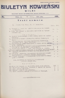 Biuletyn Kowieński Wilbi. 1931, nr 405 (16 marca)