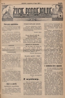 Życie Parafjalne : parafja Przen. Trójcy w Będzinie. 1937, nr 27