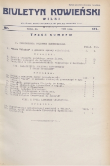 Biuletyn Kowieński Wilbi. 1931, nr 417 (8 kwietnia)