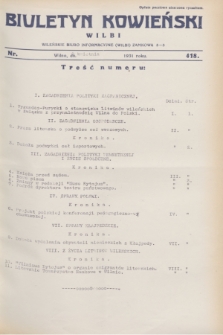 Biuletyn Kowieński Wilbi. 1931, nr 418 (9 kwietnia)
