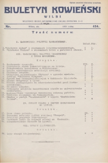 Biuletyn Kowieński Wilbi. 1931, nr 434 (1 maja)