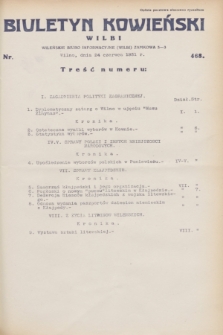 Biuletyn Kowieński Wilbi. 1931, nr 468 (24 czerwca)