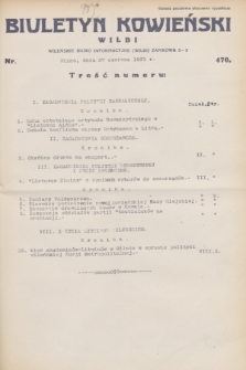 Biuletyn Kowieński Wilbi. 1931, nr 470 (27 czerwca)