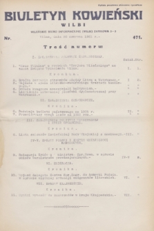 Biuletyn Kowieński Wilbi. 1931, nr 471 (30 czerwca)