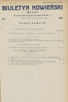 Biuletyn Kowieński Wilbi. 1931, nr 527 (7 października)