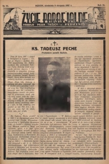 Życie Parafjalne : parafja Przen. Trójcy w Będzinie. 1937, nr 32