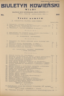 Biuletyn Kowieński Wilbi. 1931, nr 544 (28 października)