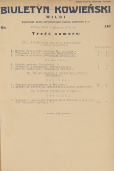 Biuletyn Kowieński Wilbi. 1931, nr 567 (2 grudnia)
