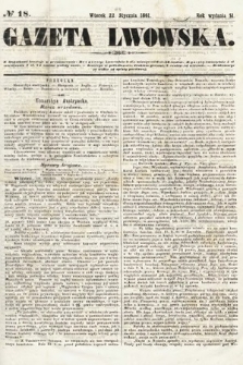 Gazeta Lwowska. 1861, nr 18