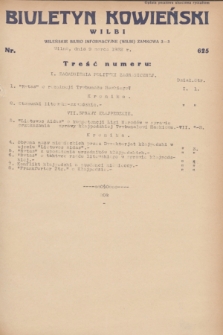 Biuletyn Kowieński Wilbi. 1932, nr 625 (9 marca)