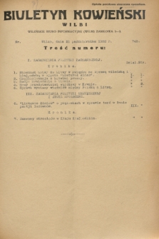 Biuletyn Kowieński Wilbi. 1932, nr 745 (21 października)
