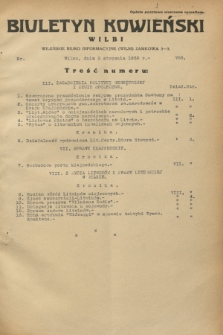 Biuletyn Kowieński Wilbi. 1933, nr 786 (3 stycznia)