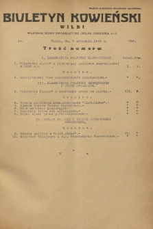 Biuletyn Kowieński Wilbi. 1933, nr 788 (7 stycznia)