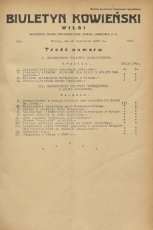 Biuletyn Kowieński Wilbi. 1933, nr 794 (19 stycznia)