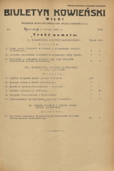 Biuletyn Kowieński Wilbi. 1933, nr 802 (3 lutego)