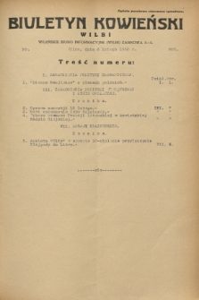 Biuletyn Kowieński Wilbi. 1933, nr 803 (6 lutego)