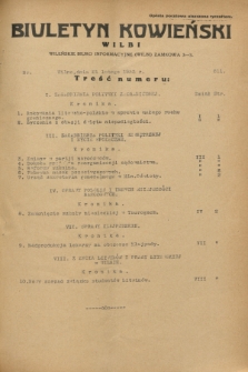 Biuletyn Kowieński Wilbi. 1933, nr 811 (21 lutego)