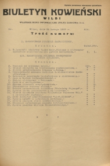 Biuletyn Kowieński Wilbi. 1933, nr 814 (25 lutego)